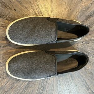 Vince Women’s Gray Preston‎ Wool Slip On Sneakers Size 7.5.